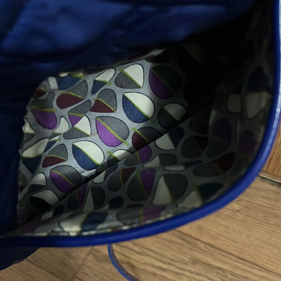 Royal Blue Quilted Vera Bradley Purse - Picture 5 of 9